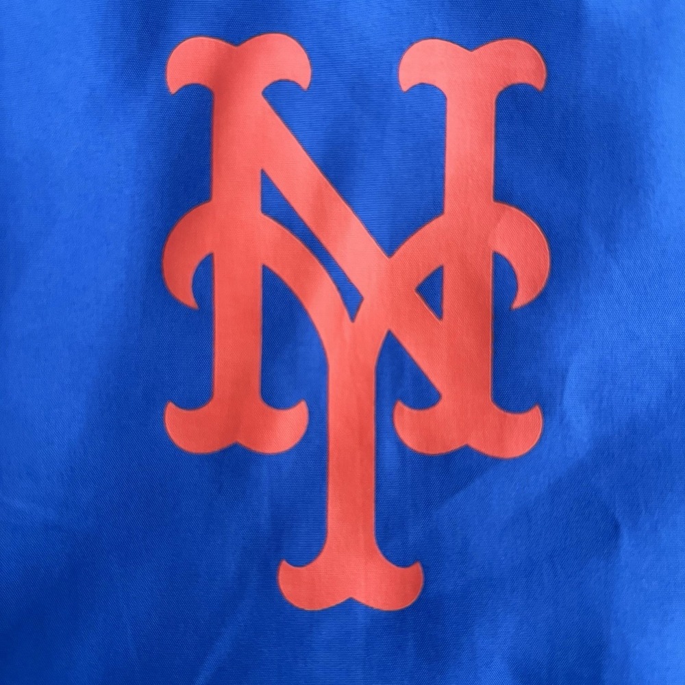 NY Mets MLB 1/4 zip baseball pullover lightweight short sleeve Large BDA Sports